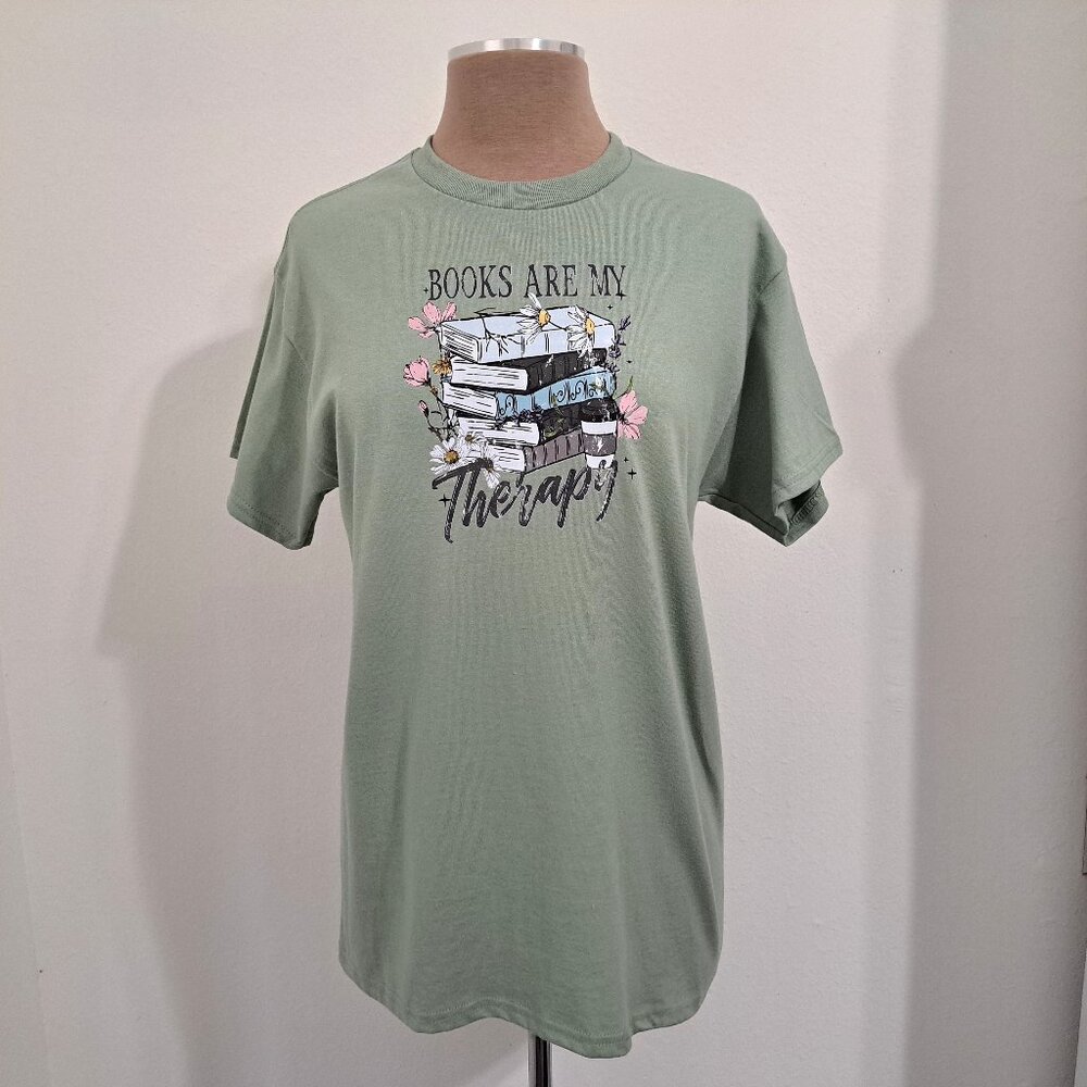 Gildan Women's Cotton Green Tee Short Sleeve Size M NOWT